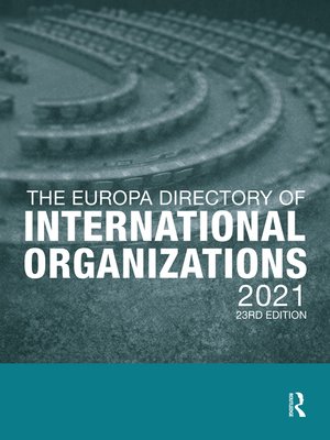 cover image of The Europa Directory of International Organizations 2021